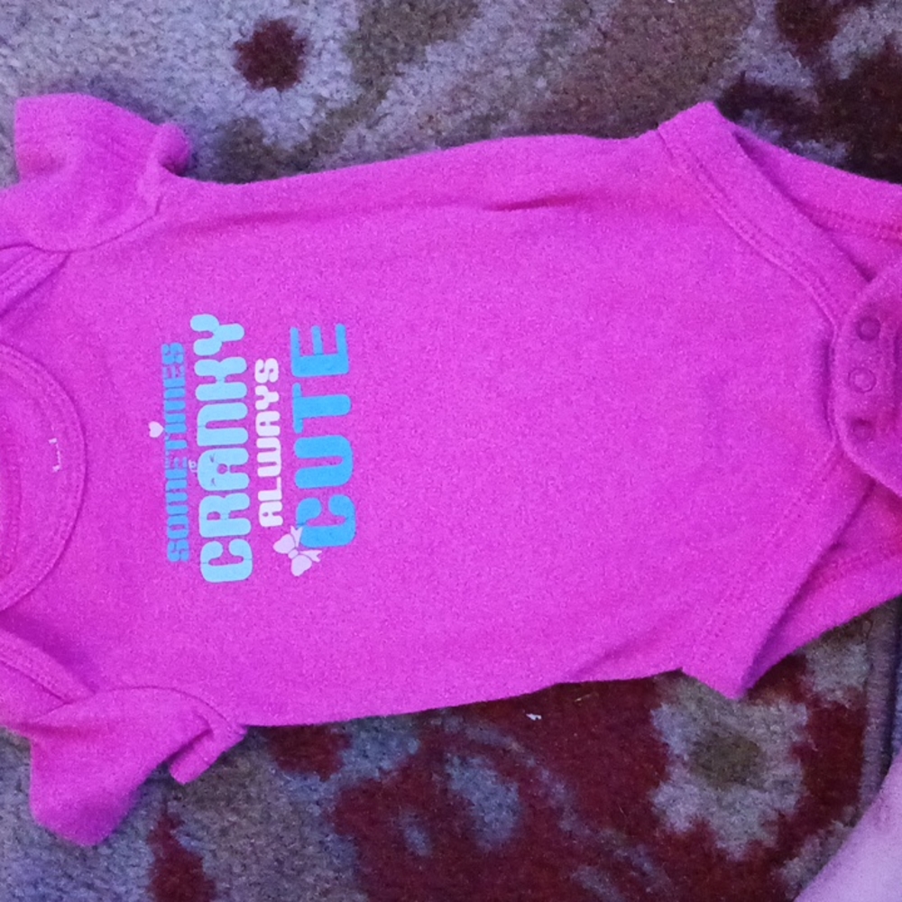 Pink Garanimals one piece for 0-3 Months